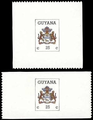 1987 Arms of Guyana Stamps