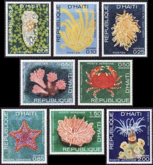 1973 Marine Life Stamps