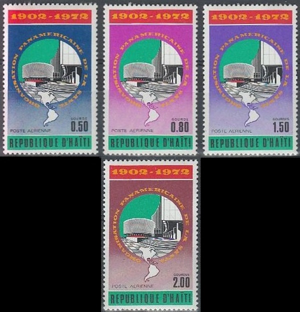 1973 70th Anniversary of the Pan-American Health Organization Stamps