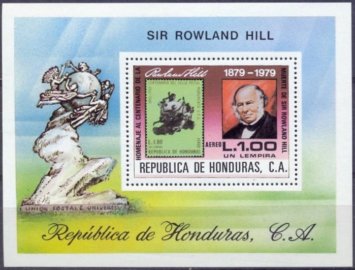 1980 Death Centenary of Sir Rowland Hill (1979) Souvenir Sheet