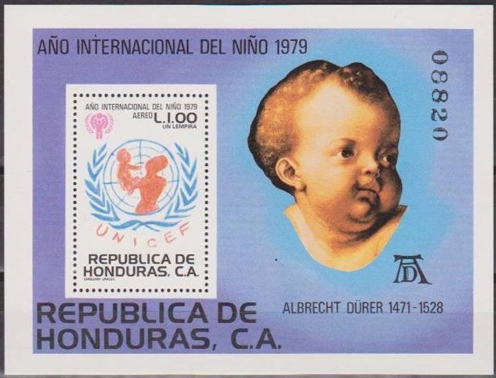 1980 International Year of the Child (IYC) (1979) Numbered Souvenir Sheet