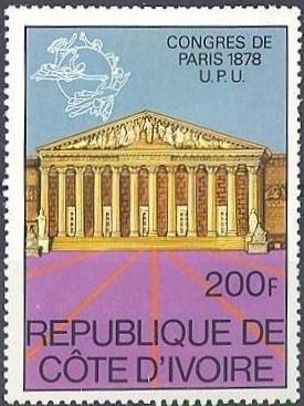 Ivory Coast 1978 Centenary of the Congress of Paris Stamp