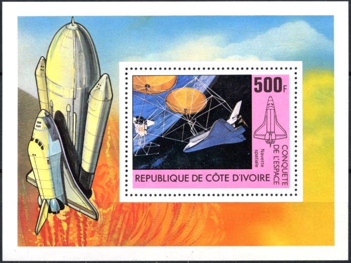 Ivory Coast 1981 Conquest of Space Souvenir Sheet