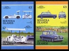1987 Bernera Islands Leaders of the World, Automobiles (2nd series) Imperforate Stamps