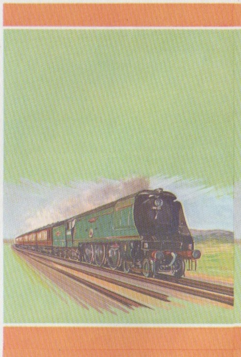 Nevis Locomotives (1st series) $1.00 Winston Churchill All Colors Stage Progressive Color Proof Pair