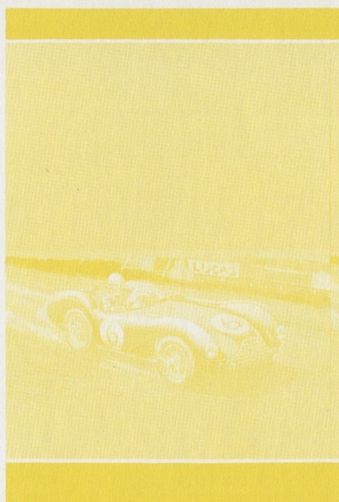 Saint Lucia Automobiles (2nd series) $2.00 Yellow Stage Progressive Color Proof Pair