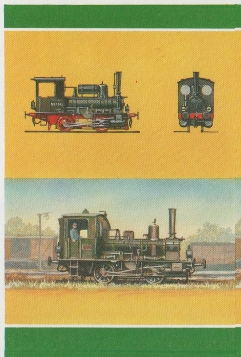Bequia Locomotives (5th series) 40c All Colors Stage Progressive Color Proof Pair