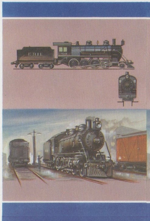 Union Island Locomotives (6th series) $1.00 All Colors Stage Progressive Color Proof Pair