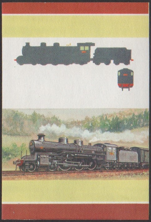 Funafuti 2nd Series 5c 1919 Class C51 4-6-2 Locomotive Stamp All Colors Stage Color Proof
