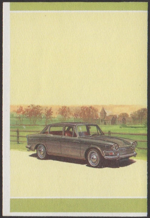 Nanumea 1st Series 5c 1965 Humber Supersnipe Automobile Stamp All Colors Stage Color Proof