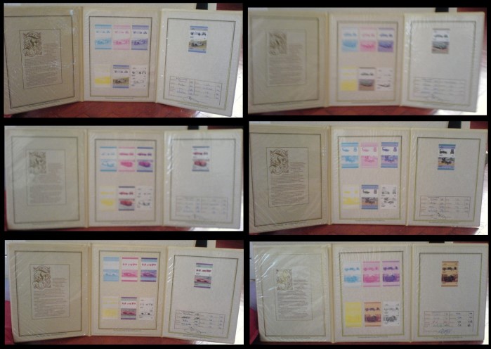 1986 Nanumea Leaders of the World, Automobiles (3rd series) Presentation Folder Set
