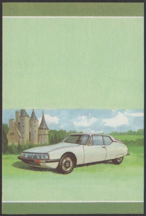 Nui 2nd Series $1.10 1972 Citroën-Maserati S.M. Coupe Automobile Stamp All Colors Stage Color Proof