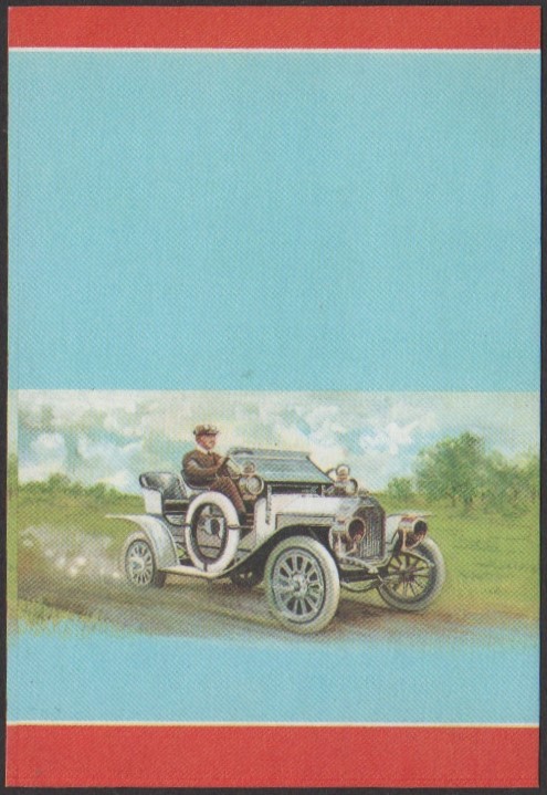 Nui 2nd Series 5c 1909 Buick Automobile Stamp All Colors Stage Color Proof