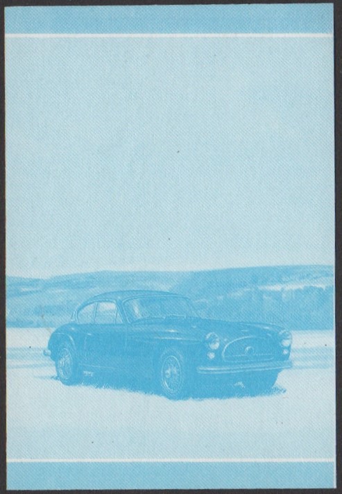 Nui 2nd Series 60c 1956 Jensen 541 Automobile Stamp Blue Stage Color Proof