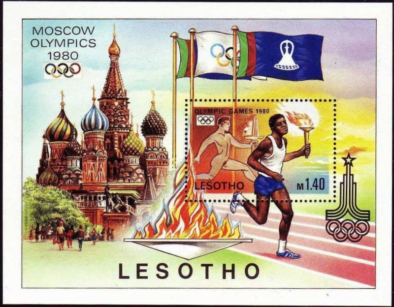 1980 Olympic Games, Moscow Souvenir Sheet