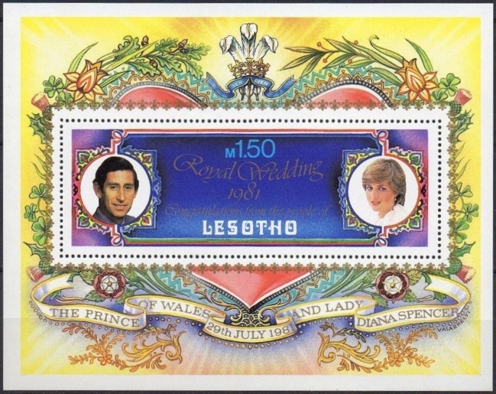 1981 Royal Wedding Souvenir Sheet