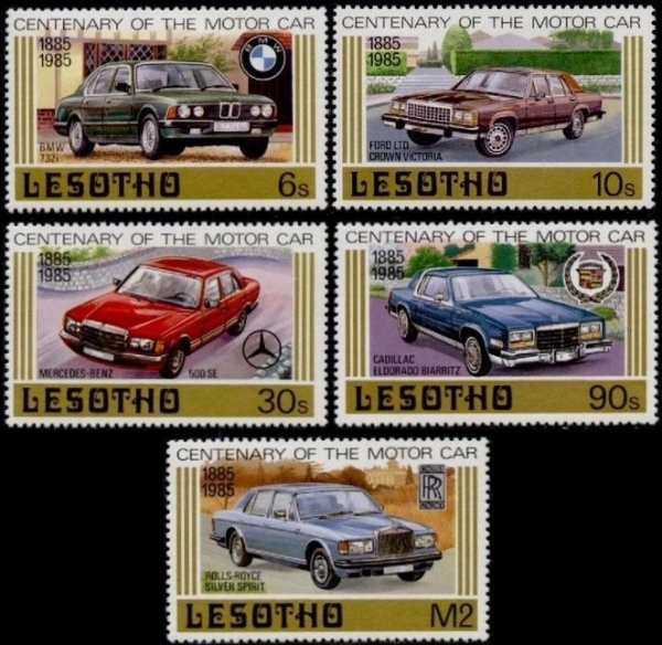 1985 Century of Motoring Stamps