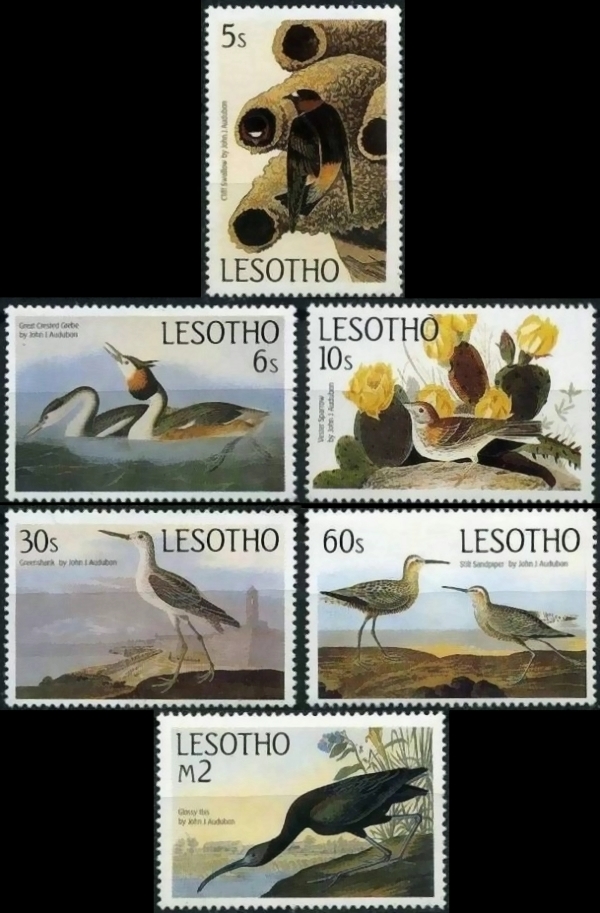 1985 Birth Bicentenary of John J. Audubon Stamps