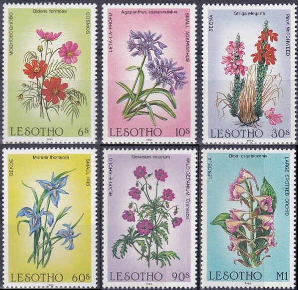 1985 Wild Flowers Stamps