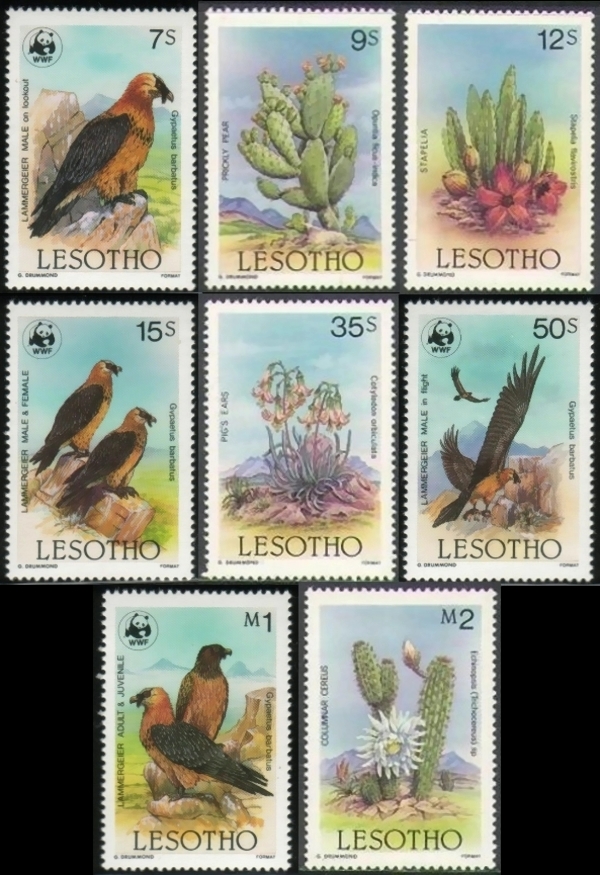1986 Flora and Fauna of Lesotho Stamps