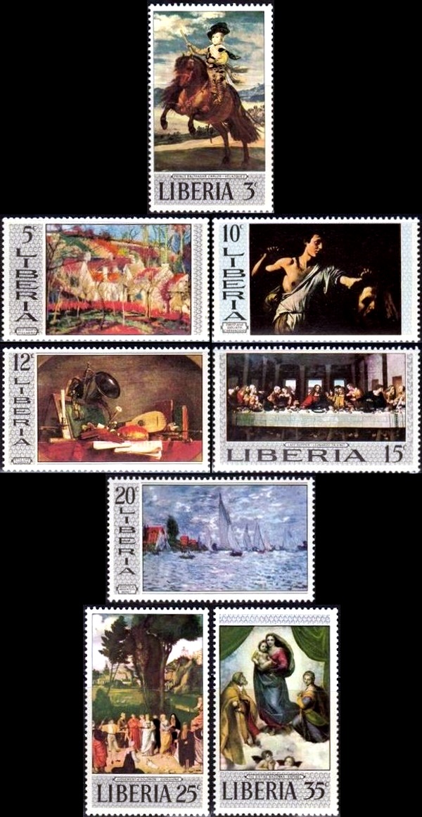 Liberia 1969 Paintings (1st issue) Stamps