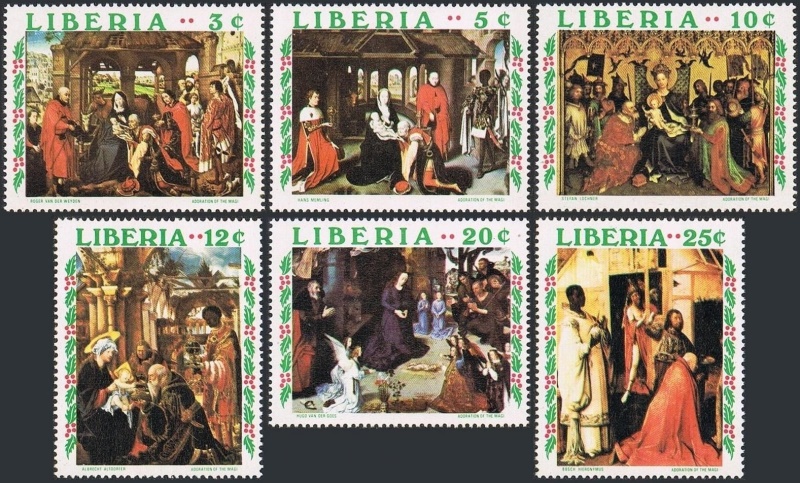 Liberia 1970 Christmas Stamps