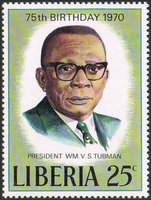 Liberia 1970 75th Birthday of President Tubman Stamp