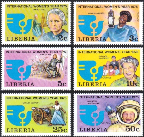 Liberia 1975 International Women's Year Stamps
