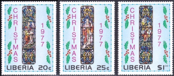 Liberia 1977 Christmas Stamps