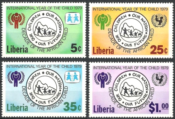 Liberia 1979 International Year of the Child Stamps