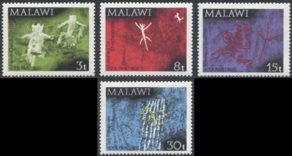 Malawi 1972 Rock Paintings Stamps