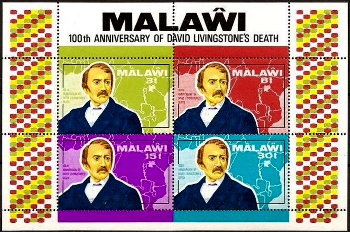 Malawi 1973 Death Centenary of David Livingstone Souvenir Sheet