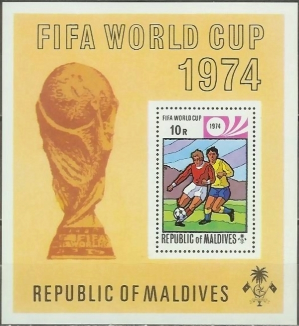 1974 World Cup Soccer Championship, West Germany Souvenir Sheet