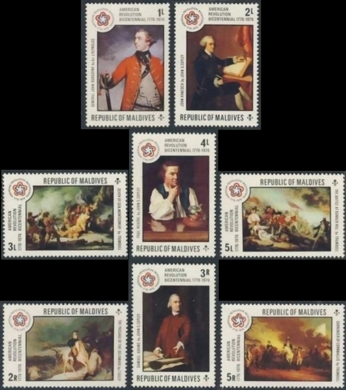 1976 Bicentenary of the American Revolution Stamps