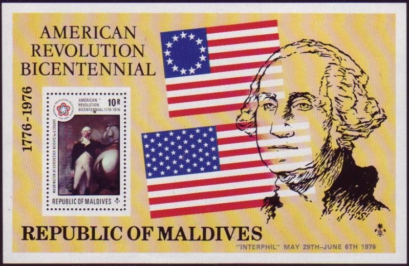 1976 'INTERPHIL 76' International Stamp Exhibition, Philadelphia Souvenir Sheets