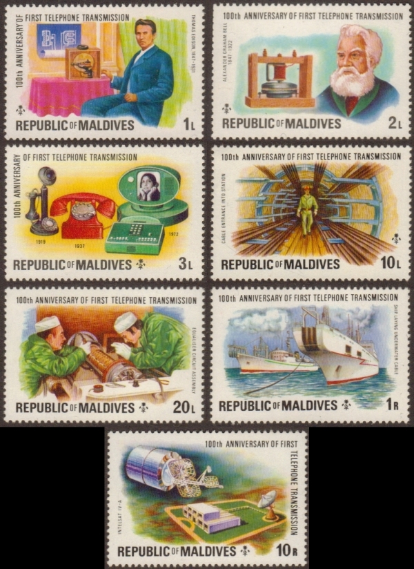 1976 Telephone Centenary Stamps
