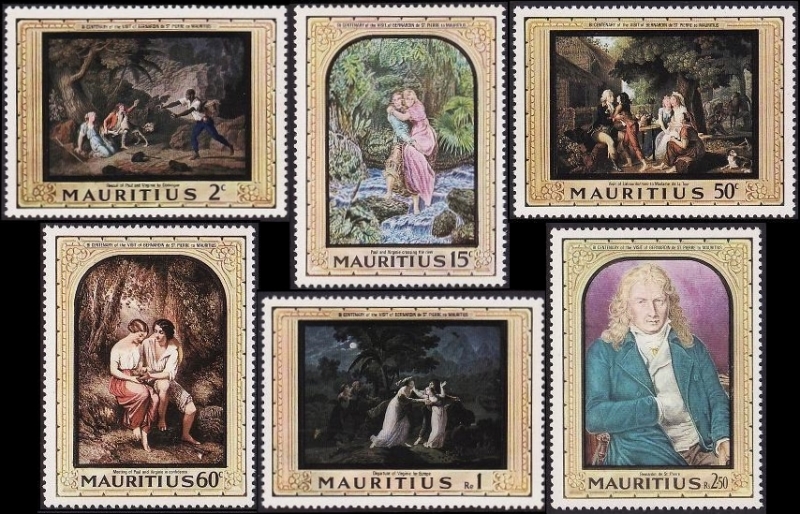 1968 Bicentenary of Bernardin De St. Pierre's visit to Mauritius Stamps
