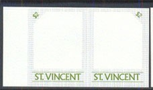 Saint Vincent 1985 Michael Jackson Genuine Original Frame, Country Name, Denomination Color Proof