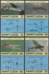 Saint Lucia 1985 Military Aircraft Stamp Forgeries