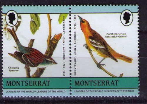 The Unauthorized Reprint Birds Scott 582 Pair with Missing Value Error