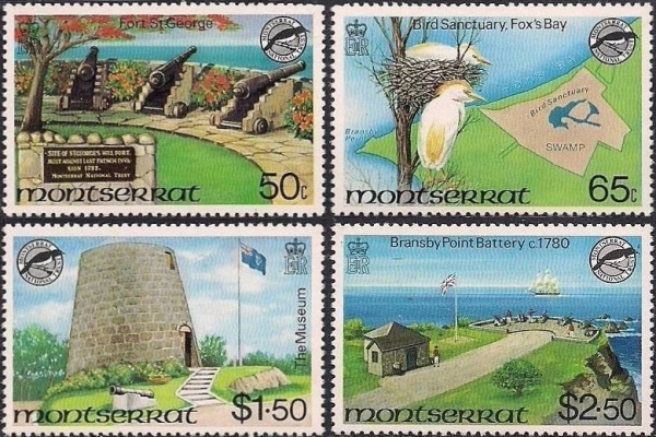 1981 Montserrat National Trust Stamps