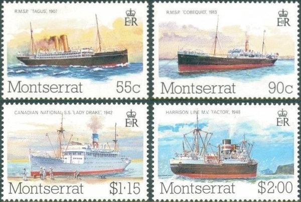 1984 Mail Packet Boats Stamps