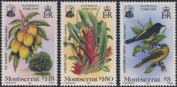 1985 National Emblems Stamps