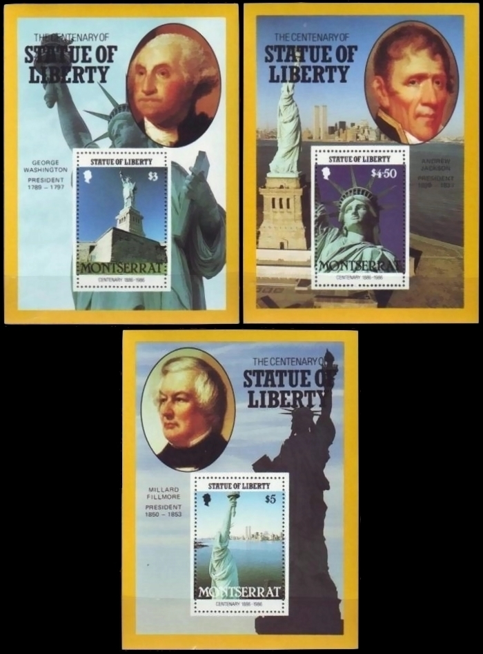 1986 Centenary of the Statue of Liberty Souvenir Sheet Set