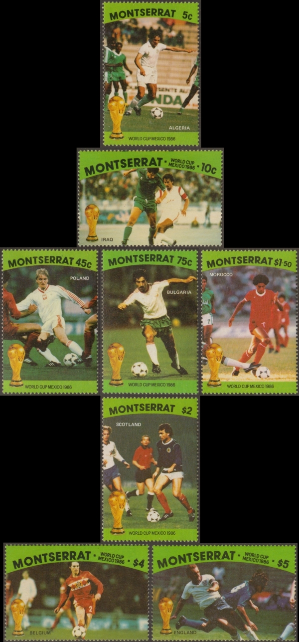1986 Unissued World Cup Soccer Championship Stamps
