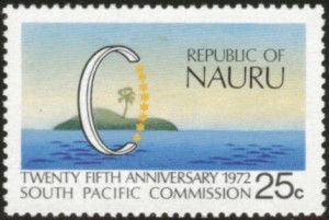 1972 25th Anniversary of the South Pacific Commission Stamp