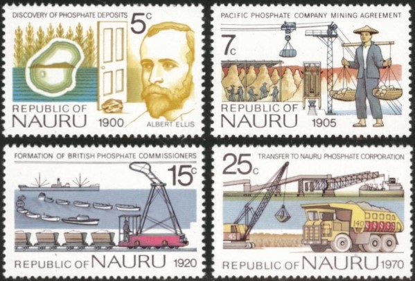 1975 Phosphate Mining Anniversaries Stamps