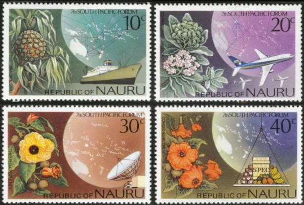 1976 7th South Pacific Forum, Nauru Stamps