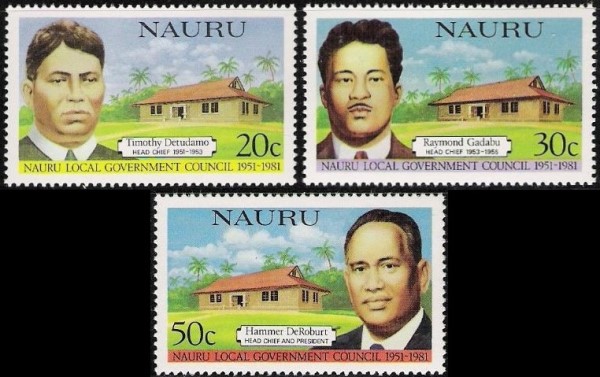 1981 30th Anniversary of the Legislative Council of Nauru Stamps