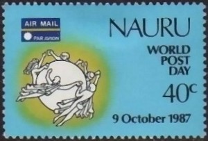 1987 World Post Day Stamps